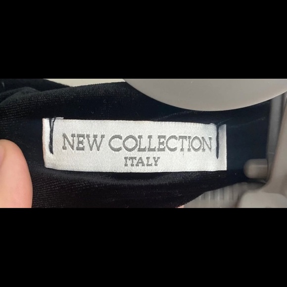 Crushed Velvet Tunic with Floral Sheer Sleeves - Picture 5 of 6